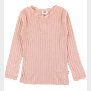 Joha Bluse - Uld/Silke - Fersken