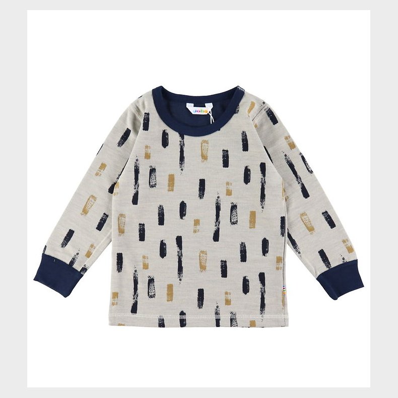 Joha Bluse - Uld/Bomuld - Beige