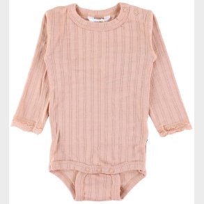 Joha Body l/ - Uld/Silke - Fersken