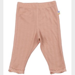 Joha Leggings - Uld/Silke - Fersken