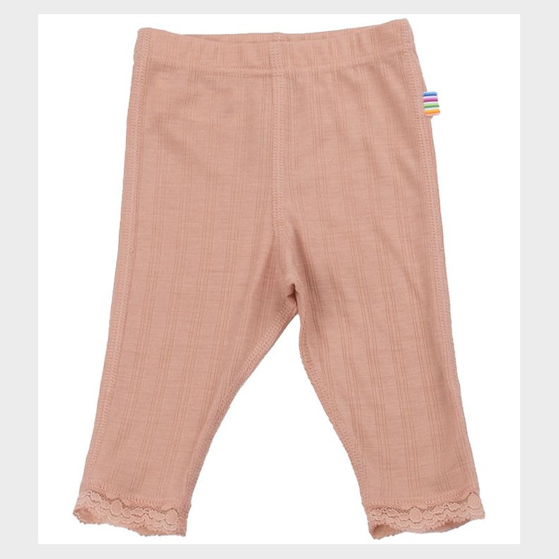 Joha Leggings - Uld/Silke - Fersken