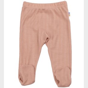 Joha Leggings m. Fdder - Uld/Silke - Fersken