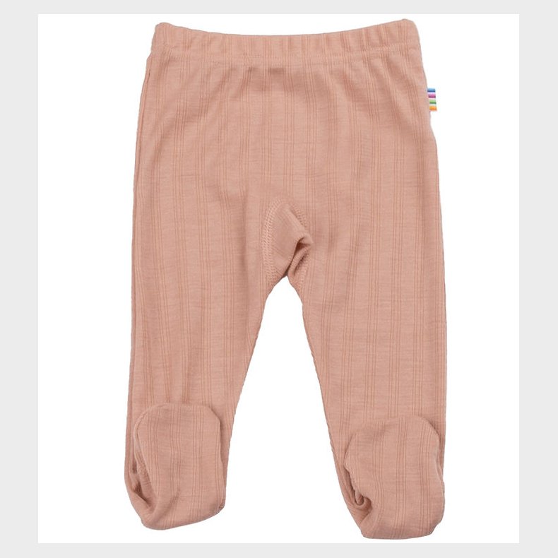 Joha Leggings m. F�dder - Uld/Silke - Fersken