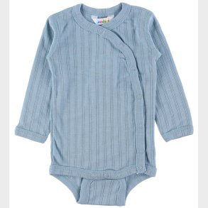 Joha Sl�-om Body l/� - Uld/Silke - St�vet Bl�