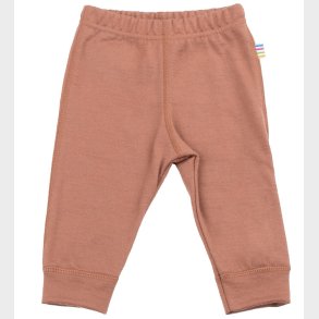 Joha Leggings - Uld - Rd/Brun