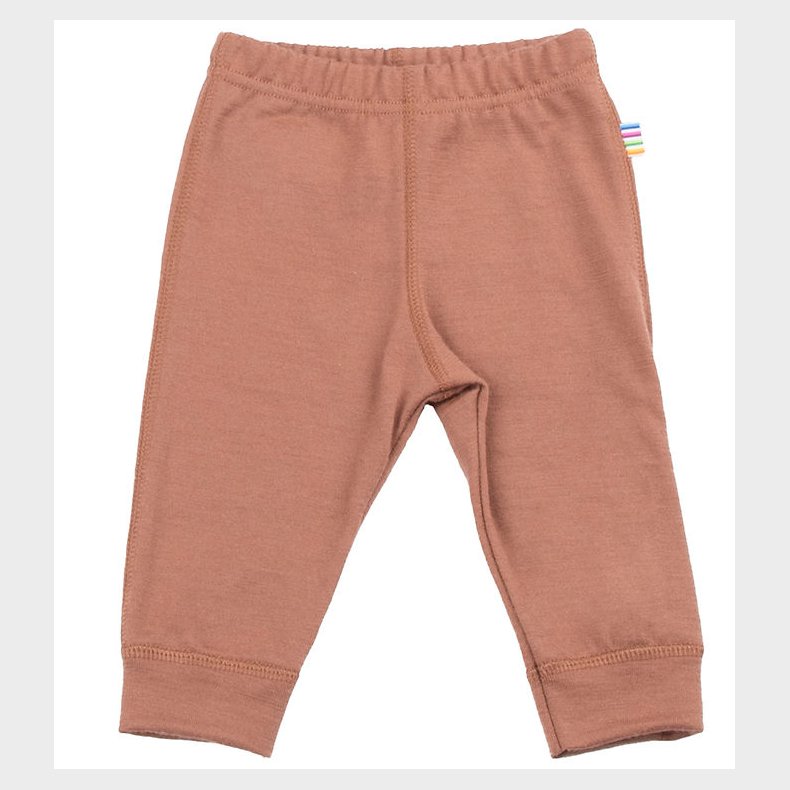 Joha Leggings - Uld - Rd/Brun