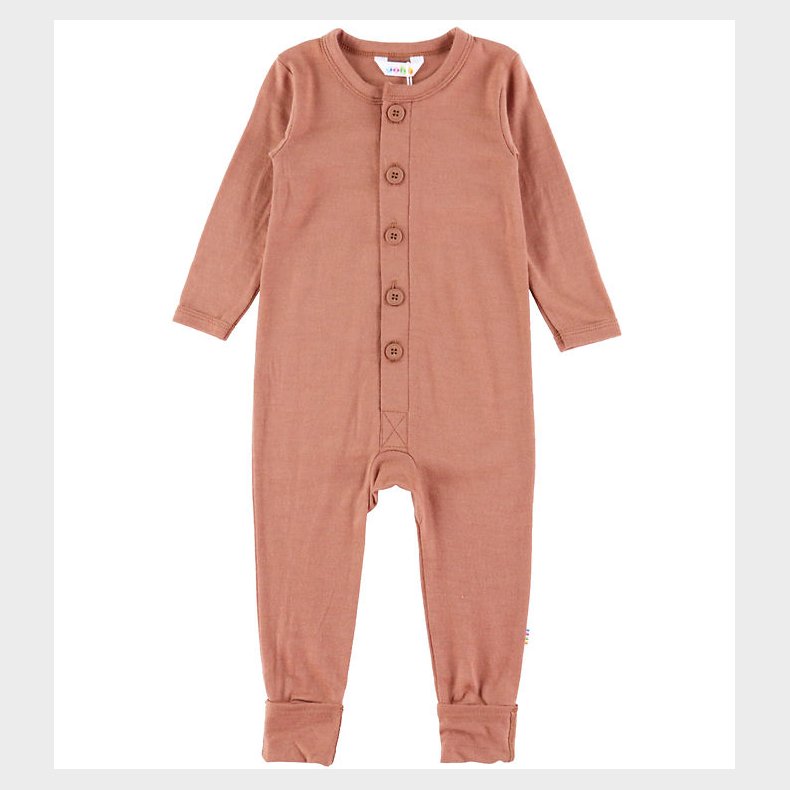 Joha Heldragt - Uld - Rd/Brun