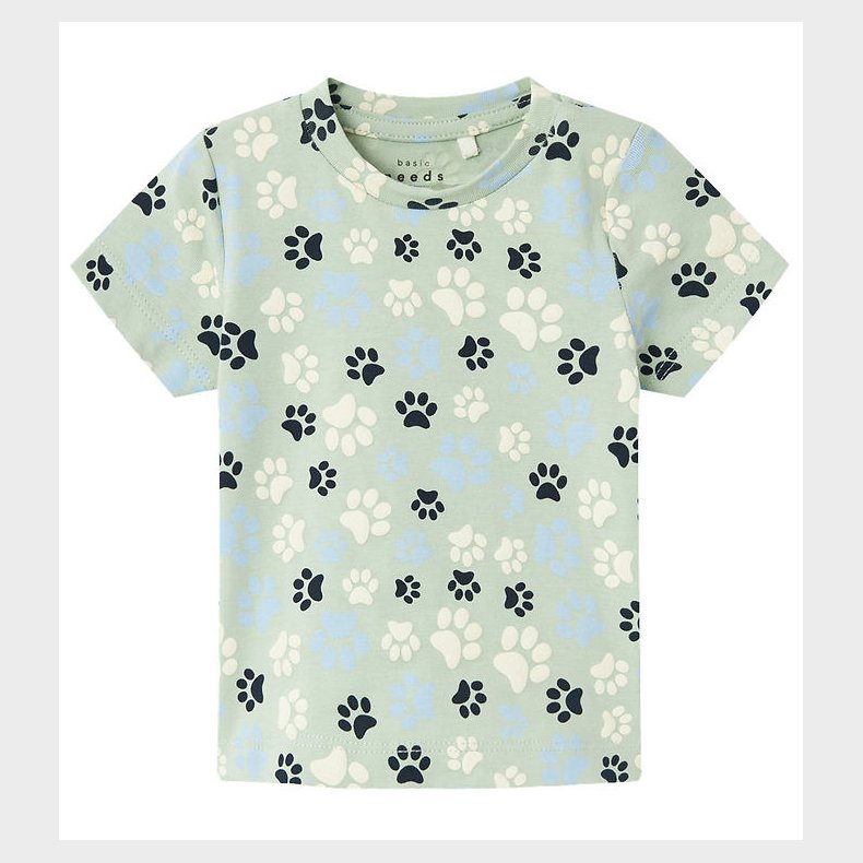 Name It T-shirt - NbmVroels - Silt Green m. Poter