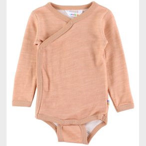 Joha Sl�-om Body l/� - Uld/Bambus - Fersken