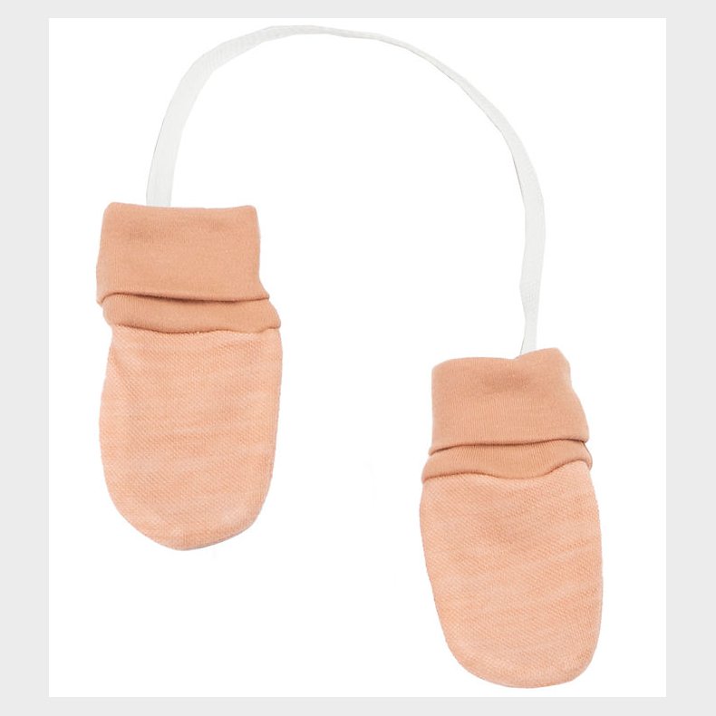 Joha Luffer - Uld/Bambus - 2-Lags - Fersken