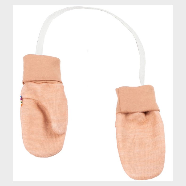 Joha Luffer - Uld/Bambus - 2-Lags - Fersken