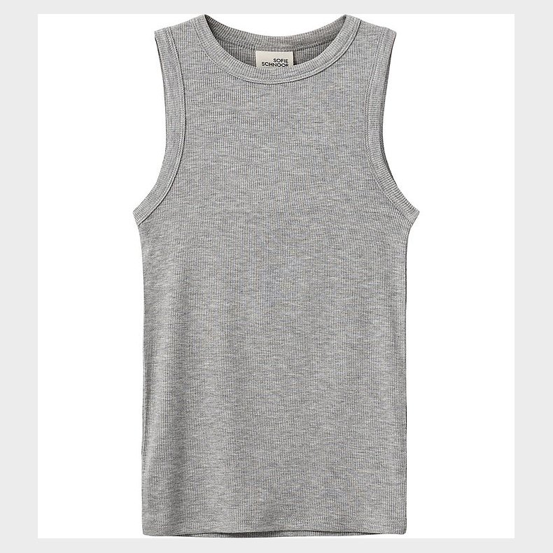 Sofie Schnoor Top - Rib - Jullie - Grey Melange
