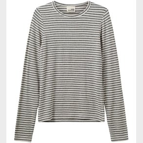 Sofie Schnoor Bluse - Rib - Petricia - Grey Striped
