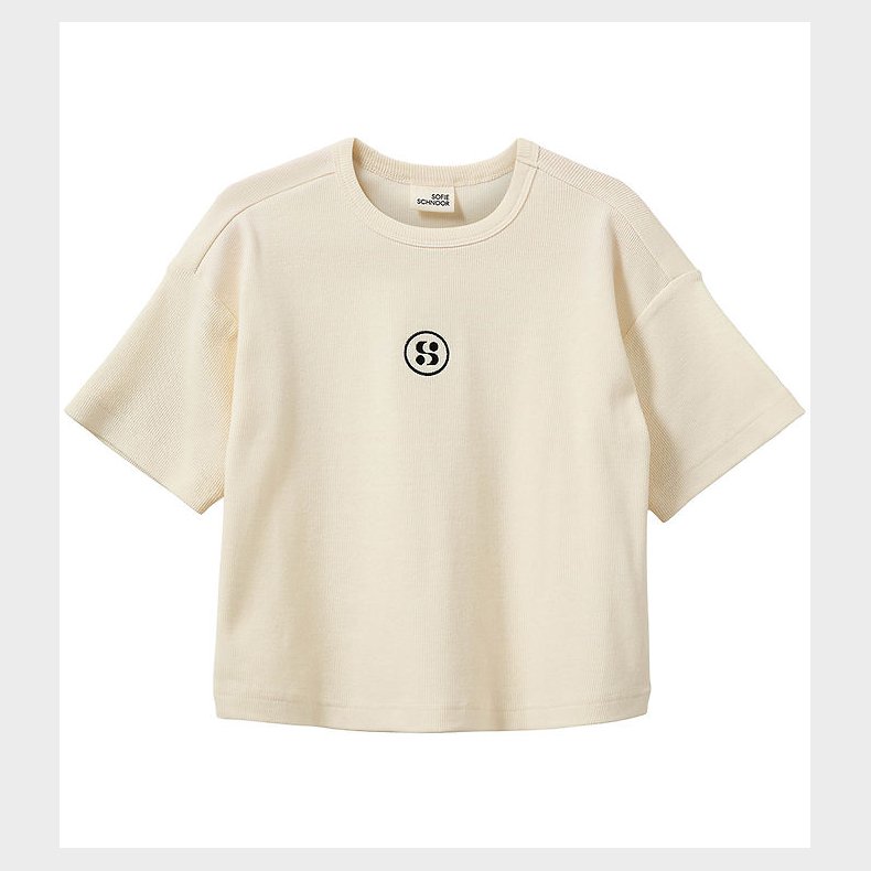 Sofie Schnoor T-shirt - Rib - Feluca - Antique White