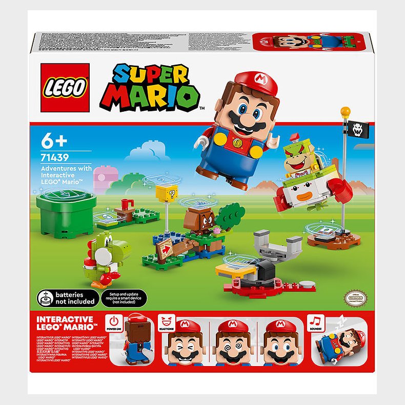 LEGO® Super Mario - Eventyr Med Interaktiv L... 71439 - 218 Dele