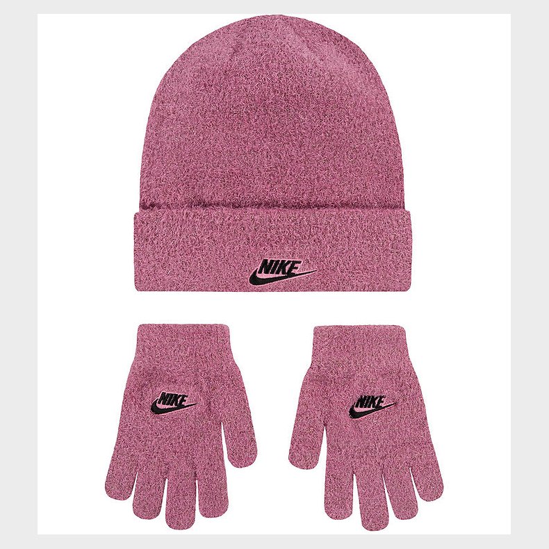 Nike Hue/Handsker - Strik - Magic Flamingo m. Glimmer