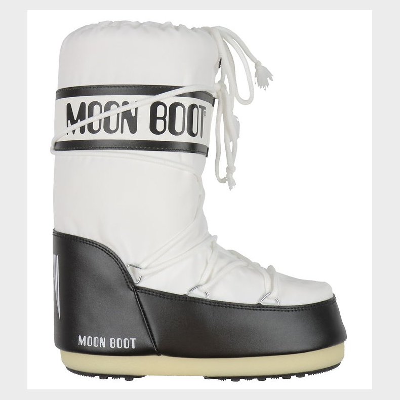 Moon Boot Vinterstvler - Icon Nylon - Sort/Hvid