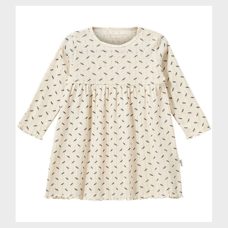 Sofie Schnoor Kjole - Synne - Antique White m. Print/Hulmnster