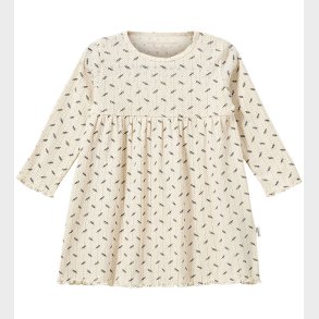 Sofie Schnoor Kjole - Synne - Antique White m. Print/Hulmnster