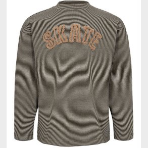 Sofie Schnoor Bluse - Seth - Forest Green m. Striber/Print