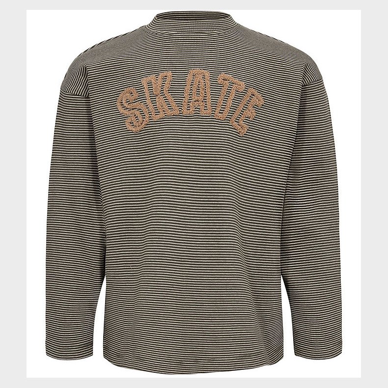 Sofie Schnoor Bluse - Seth - Forest Green m. Striber/Print