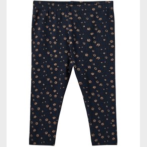 Sofie Schnoor Leggings - Rib - Dark Blue m. Print