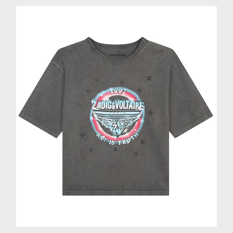 Zadig & Voltaire T-shirt - Sort m. Print