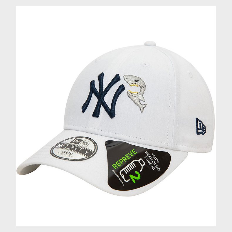 New Era Kasket - 9Forty - Apple - New York Yankees - Hvid/Sort