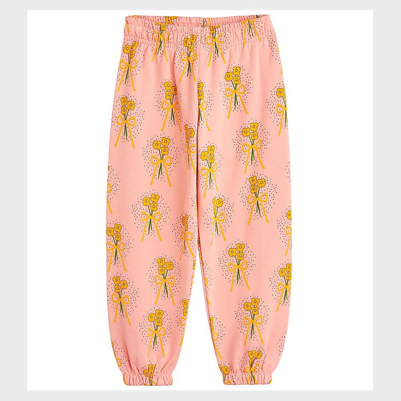 Mini Rodini Sweatpants - Winter Flowers Aop - Pink