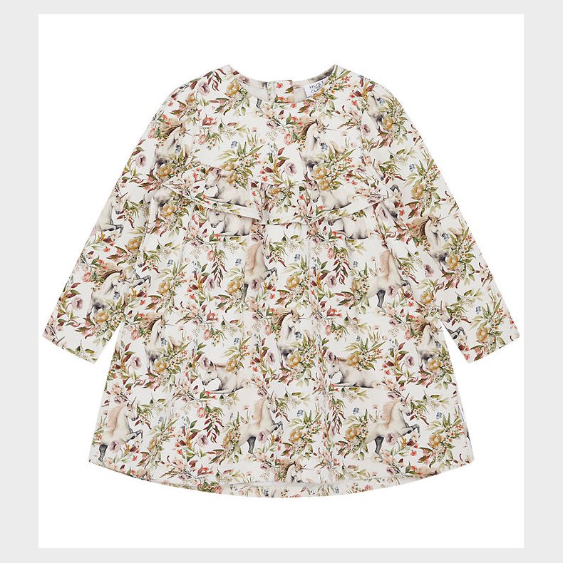 Hust and Claire Kjole - Dilje - Sweat - Oat Milk m. Enhjrninge