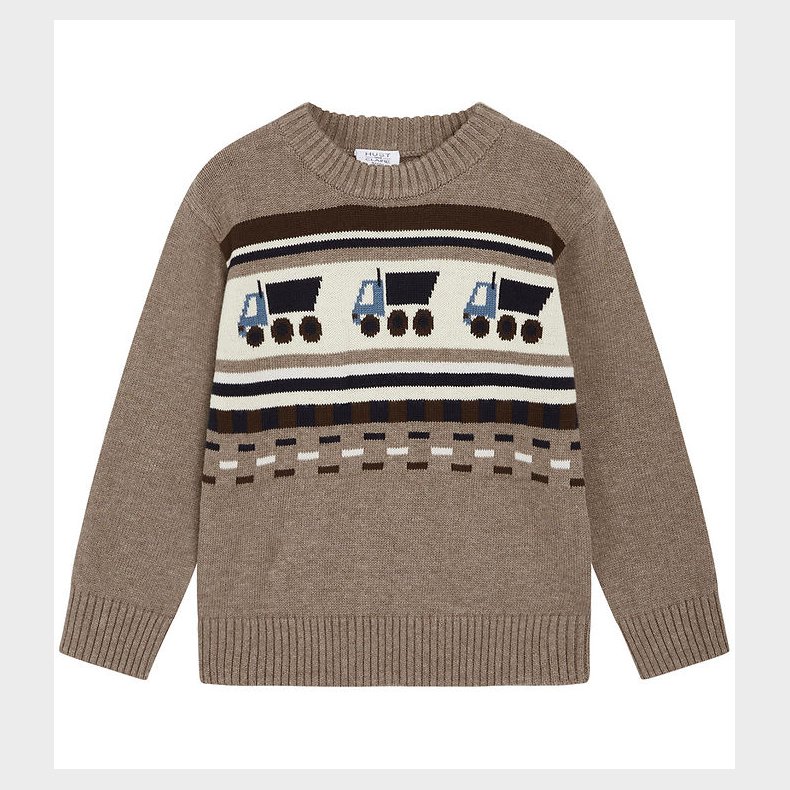 Hust and Claire Bluse - Strik - Pelle - Beaver m. Lanstbiler