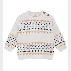 Hust and Claire Bluse - Strik - Pilou - Oat Milk