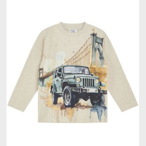Hust and Claire Bluse - Anton - Wheat Melange m. Jeep