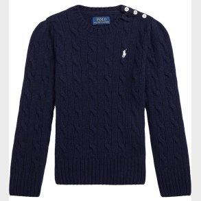 Polo Ralph Lauren Bluse - Uld - Navy