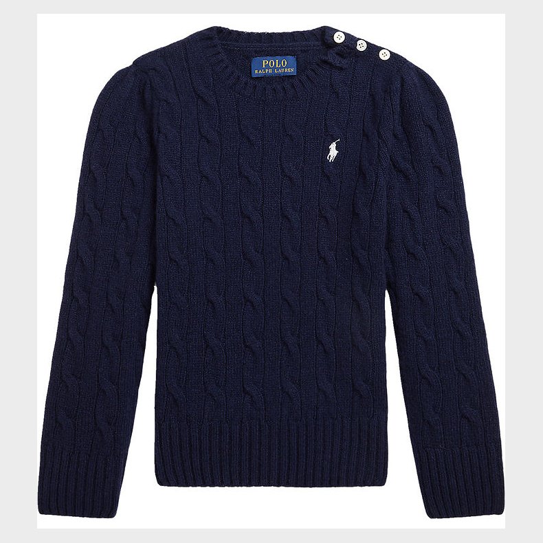 Polo Ralph Lauren Bluse - Uld - Navy