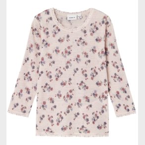 Name It Bluse - Uld - NmfWang - Noos - Lilac Ash/AOP