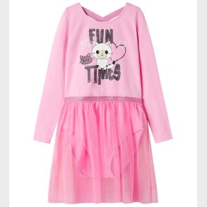 Name It Gymnastikdragt - NmfJustine - Pastel Lavender m. Katte