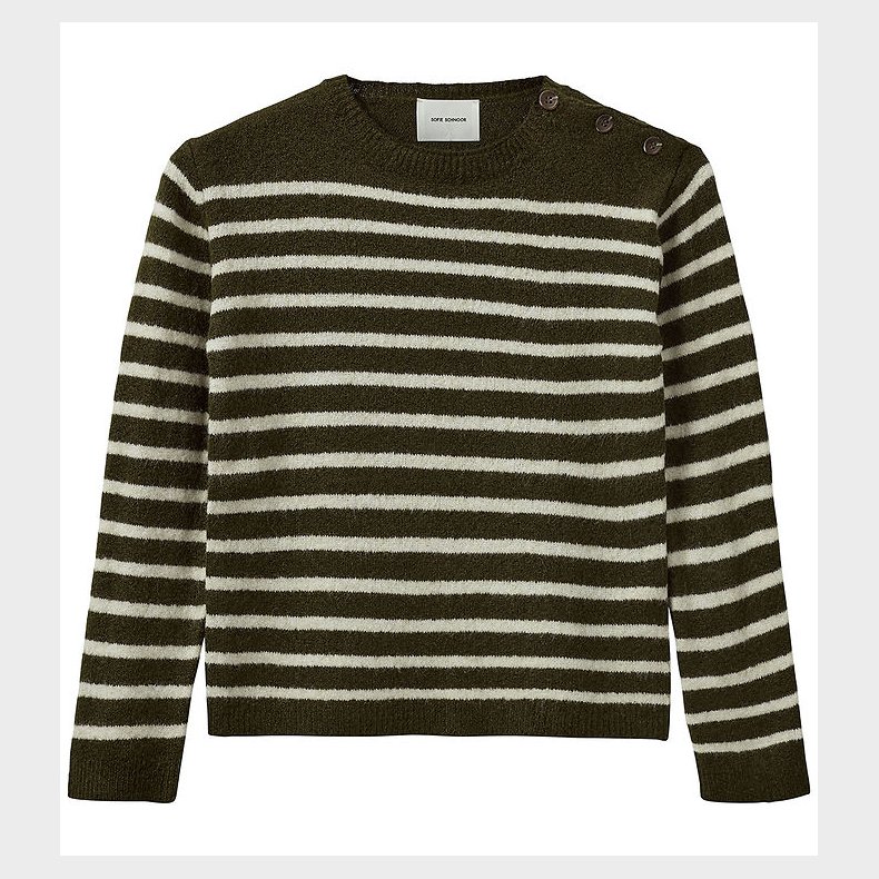 Sofie Schnoor Bluse - Strik - Anabia - Green Olive