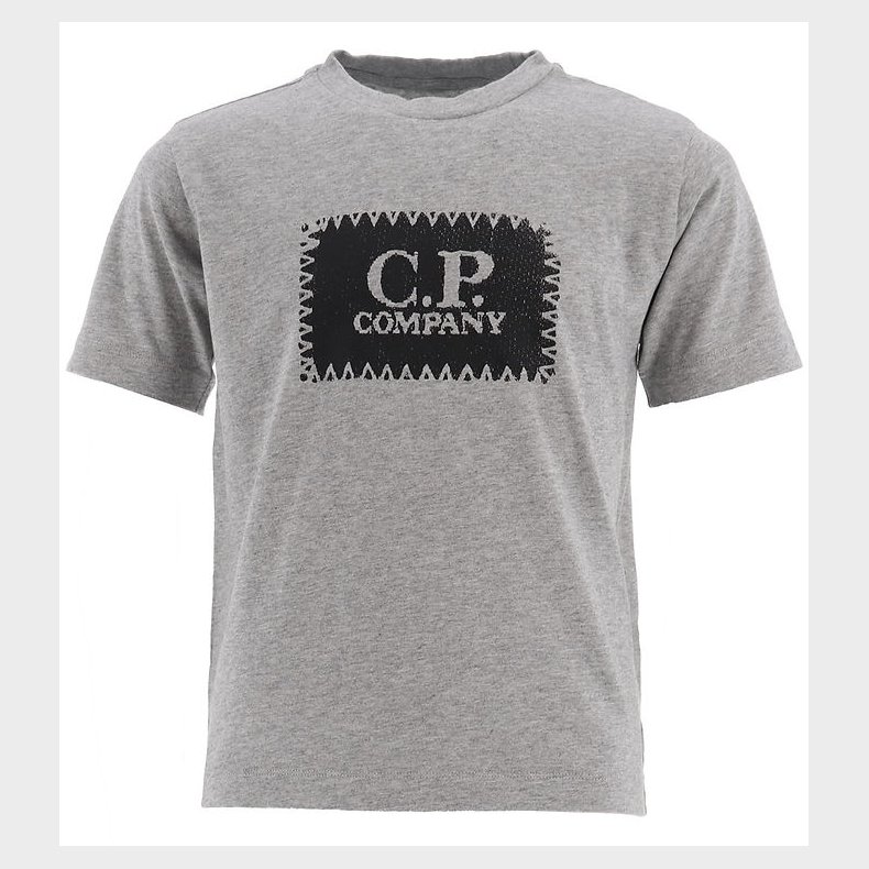 C.P. Company T-shirt - Grmeleret m. Sort