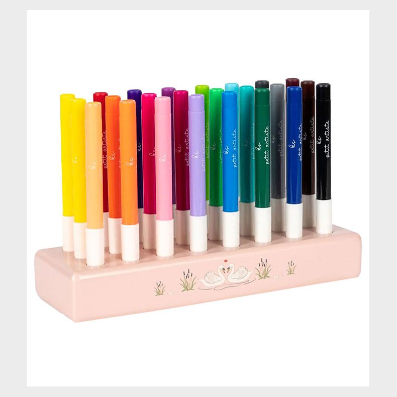 Konges Sljd Tuscher i Trklods - 24 stk. - Mizum Big