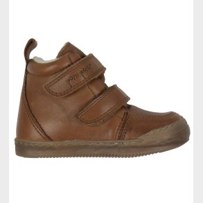 Pom Pom Vinterstvler - Sneaker Wool Booty - Dark Camel m. For