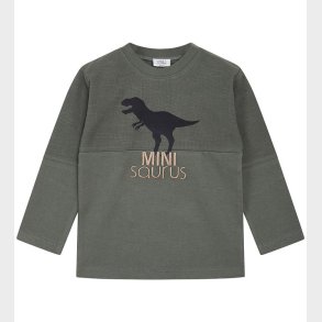 Hust and Claire Bluse - Anton - Pineneedle m. Dinosauer