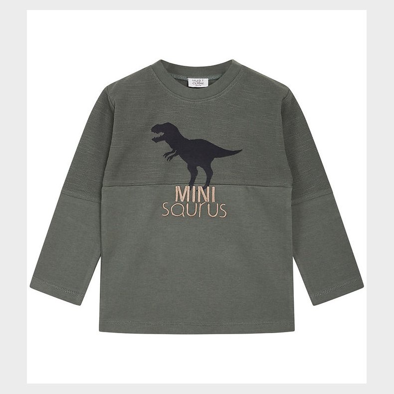 Hust and Claire Bluse - Anton - Pineneedle m. Dinosauer