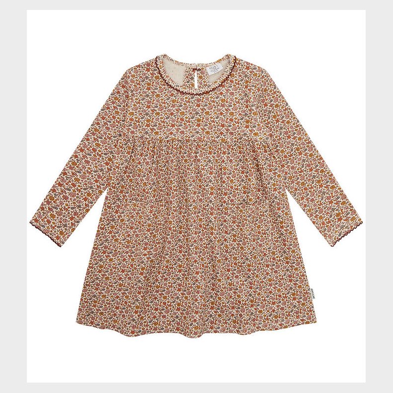 Hust and Claire Kjole - Vaflet - Dilay - Oat Milk m. Blomster