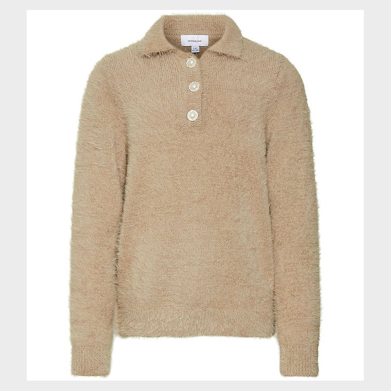 Vero Moda Girl Bluse - Strik - VmBess - Silver Mink