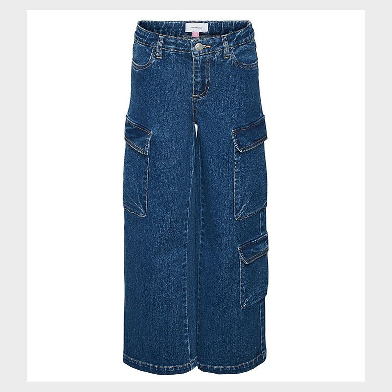 Vero Moda Girl Jeans - Cargo - VmDaisy - Medium Blue Denim
