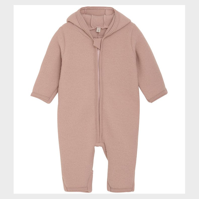 Huttelihut Kredragt - Uldfleece - Mahogany Rose m. rer