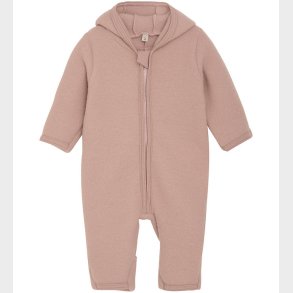 Huttelihut Kredragt - Uldfleece - Mahogany Rose m. rer