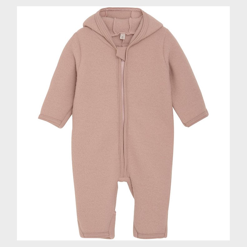 Huttelihut Kredragt - Uldfleece - Mahogany Rose m. rer