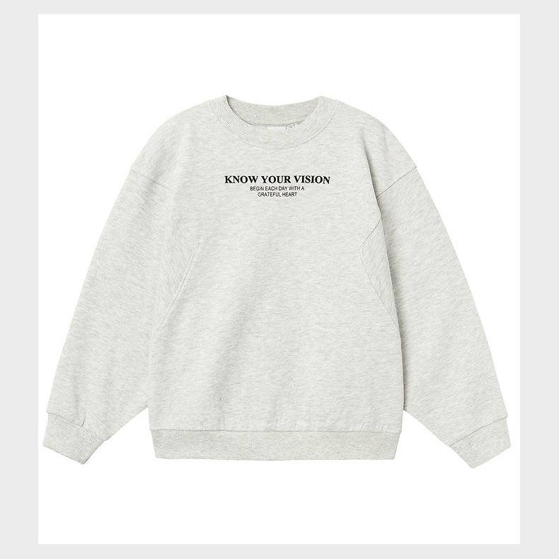Name It Sweatshirt - NkfNakonni - Light Grey Melange